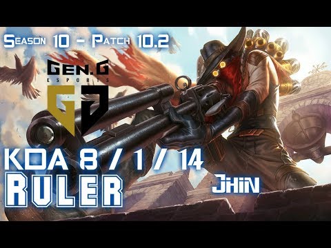 Gen Ruler JHIN vs MISS FORTUNE ADC - Patch 10.2 KR Ranked
