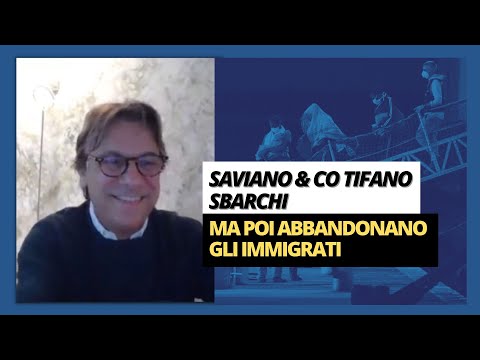 Saviano & Co tifano sbarchi, ma poi abbandonano gli immigrati - Zuppa di Porro 9 nov 2022