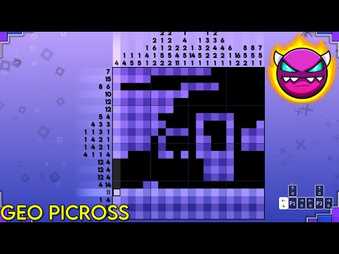 ( Medium Demon Platformer ) | Geo Picross by Enlightenment | Geometry Dash 2.2