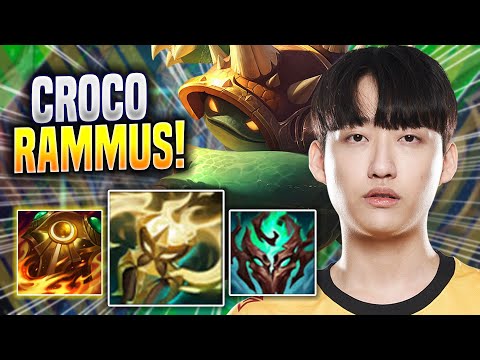 CROCO TRIES RAMMUS WITH NEW ITEMS! - DRX Croco Plays Rammus JUNGLE vs Hecarim! | Preseason 2023