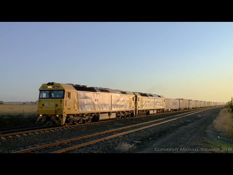 Standard Gauge 7902v Mildura Fruity Container Train (25/5/2018) - PoathTV Australian Railways