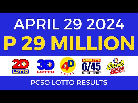 Lotto Result Today 9pm April 29 2024 Complete Details
