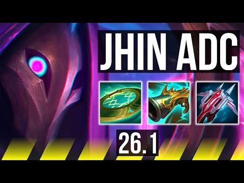 JHIN & Karma vs JINX & Neeko (ADC) | 42K damage | NA Master | 26.1
