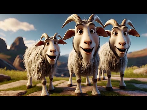 De Tre Bockarna Bruse 🐐  Klassisk Saga för Barn på Svenska
