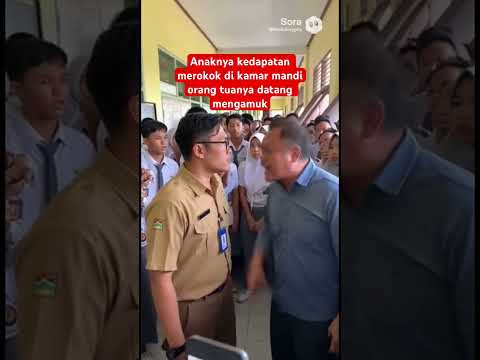 Anaknya kedapatan merokok dikamar mandi oleh guru sekolah #viral #fypシ #fypシ゚viral
