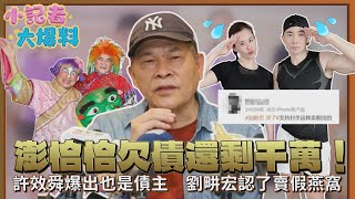 澎恰恰欠債還剩千萬！許效舜爆出也是債主　