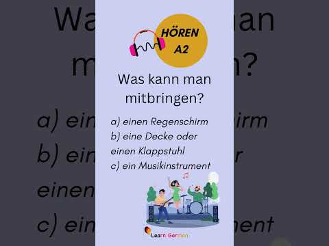 #08 A2 Hören üben | Practice Listening Skills in German A2 | Learn German | Goethe Zertifikat A2
