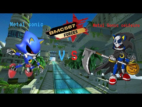 Metal Sonic vs Metal sonic ceifeiro Sonic forces speed battle