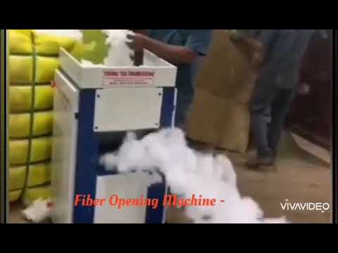 Mini fibre opening machine