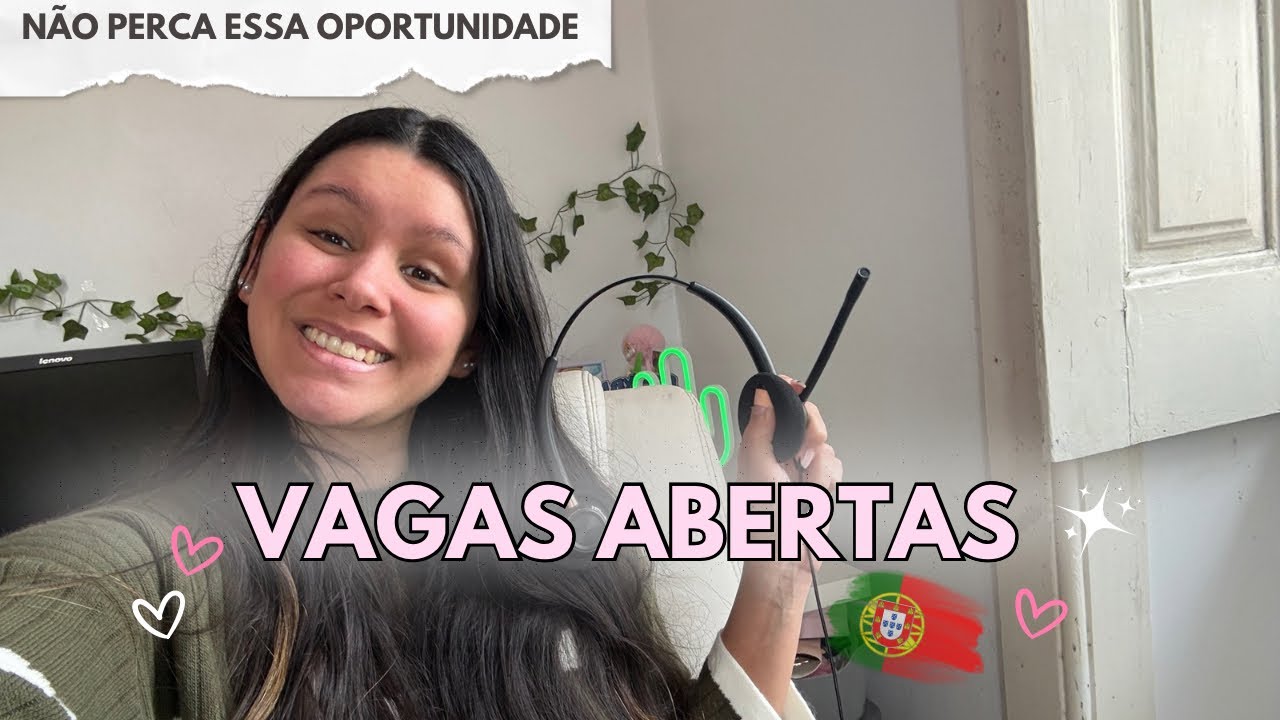 🇵🇹VAGAS PARA TRABALHO DE CASA EM PORTUGAL - Teletrabalho/ Home Office