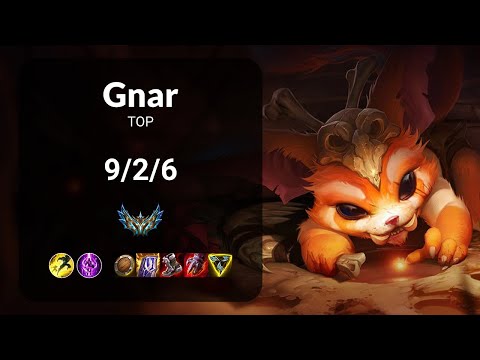 Gnar vs Yasuo TOP - KR CHALLENGER Patch 14.23
