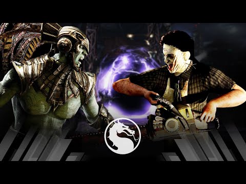 Mortal Kombat X - Kotal Kahn Vs Leatherface (Very Hard)