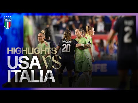 Highlights: USA-Italia 2-0 | Femminile | Amichevole