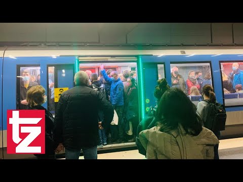 Lockdown in Munich: Corona madness in the city - Photos from the subway show stark scenes