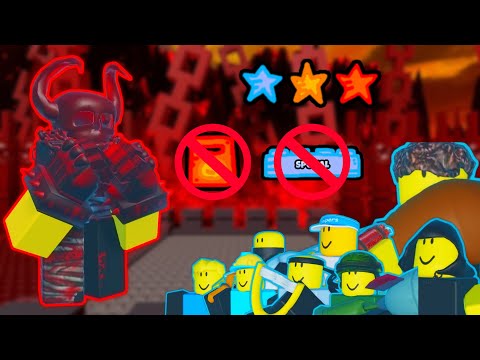 (WORLD FIRST!) 3 Star Deathbringer Only Normal Battlers || The Battle Bricks