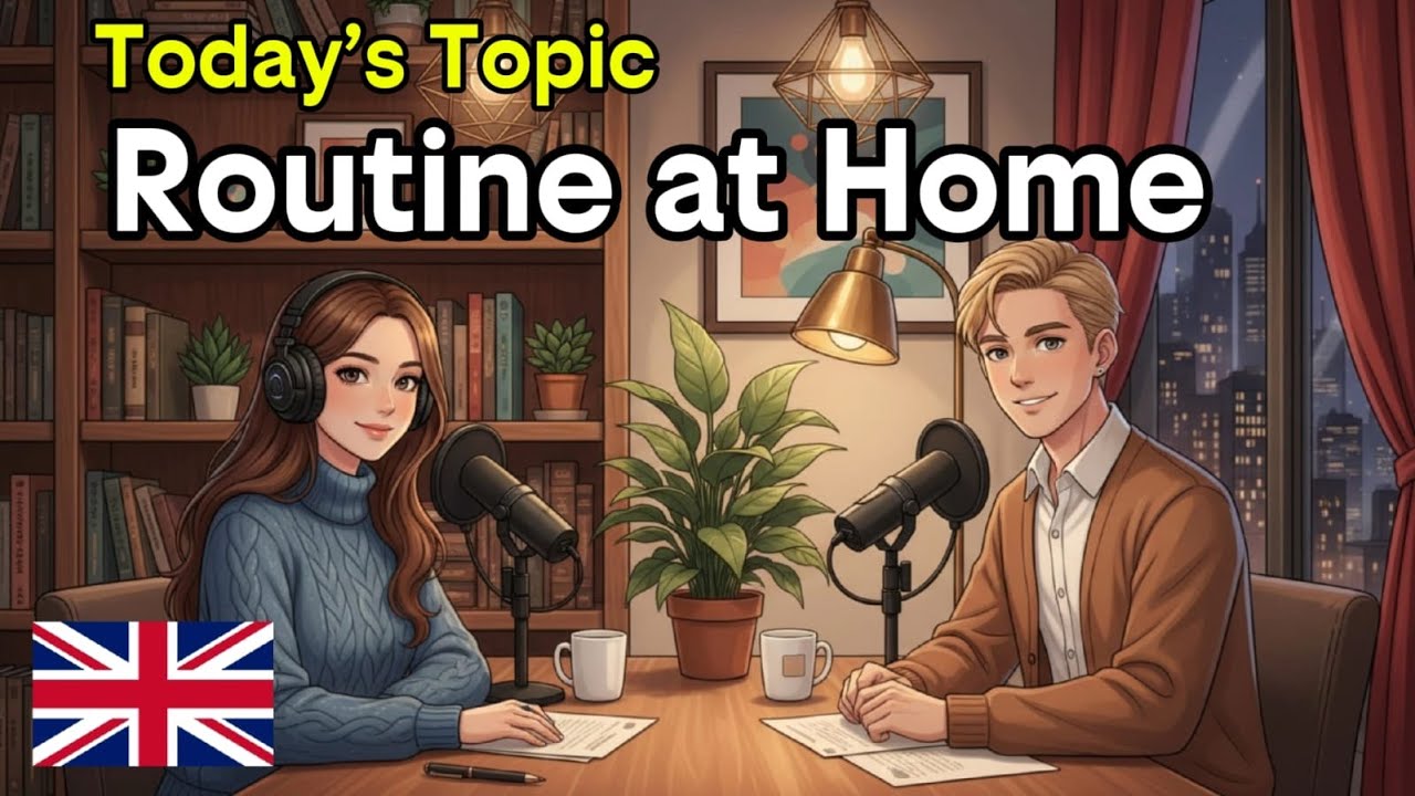 How to Describe Your Daily Routine at Home in English | Conversation Practice
