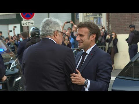 Macron arrive à la Grande Mosquée de Paris pour commémorer son centenaire | AFP Images