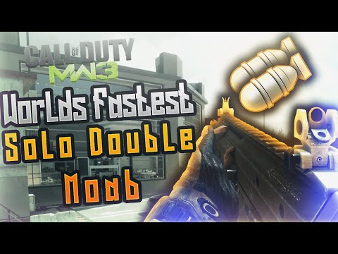 MW3:WORLDS FASTEST *SOLO* DOUBLE MOAB (2:50) - (Call Of Duty Modern Warfare 3 Fast Double MOAB)