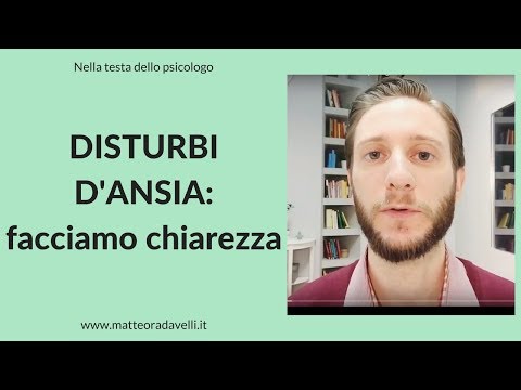 Disturbi d'ansia, facciamo chiarezza: cos'è e perchè sopraggiunge.