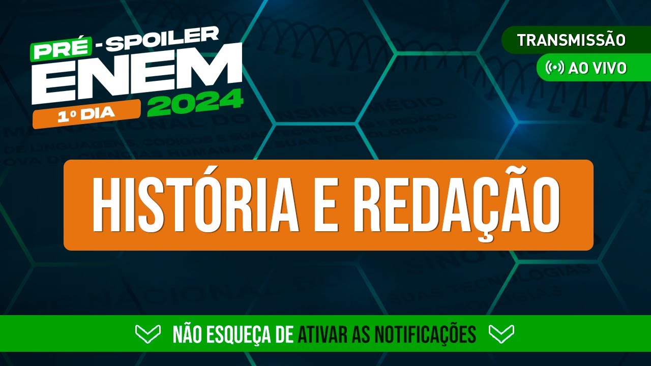 PRÉ-SPOILER ENEM | HISTÓRIA E REDAÇÃO | MARCELO LAMEIRÃO E EMILY OUROS