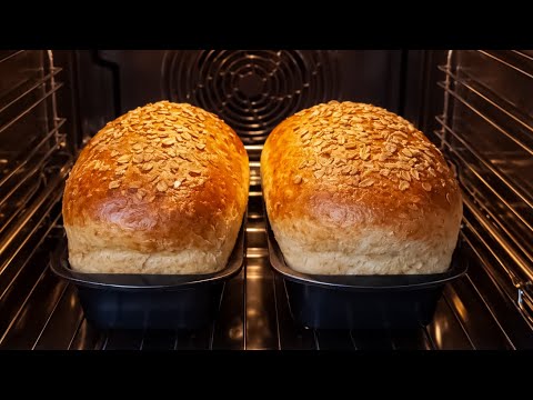 CHLEB OWSIANY❗️ Pyszny i Zupełnie Nowy, Prosty Sposób na Wypiek Zdrowego Chleba 👌 Znika w 5 minut