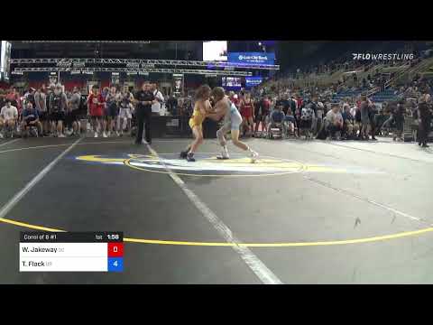 100 Lbs Consi Of 8 #1 - William Jakeway, South Carolina Vs Tyson Flack, Oregon E3a1