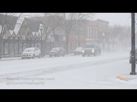 Rice Lake, WI Heavy Snow & Snow Clean Up - 1/30/2017