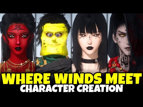 Where Winds Meet Character Creation (Full Male & Female Customization, All Options, Gallery, More!)