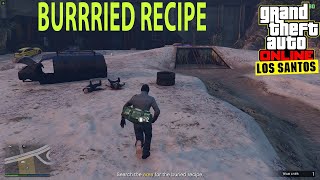 Search the area of buried Recipe GTA 5 ONLINE [ Turner DLC]