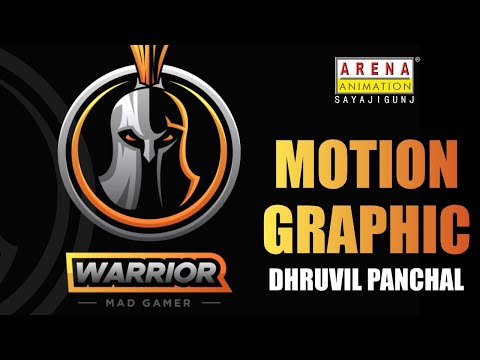 Animation and graphic design courses - Motion Graphics work by Dhruvil Panchal