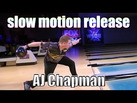 AJ Chapman slow motion release - PBA Bowling