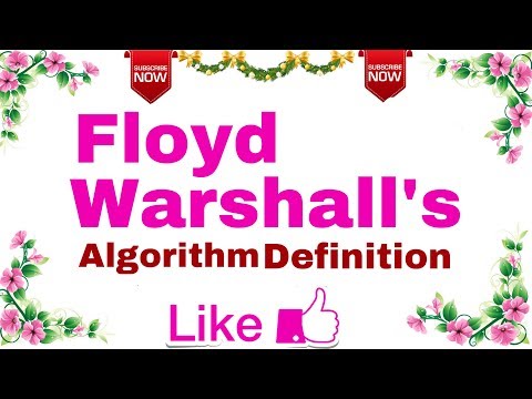 Ep- 01 | Floyd Warshall Algorithm |  All Pairs Shortest Path problem | Definition