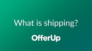 How shipping works on OfferUp