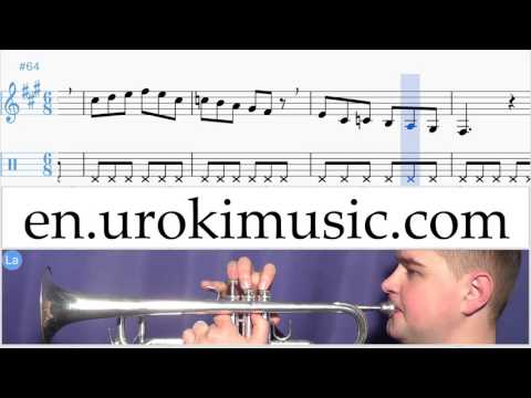 How to Play Trumpet Ariana Grande Dangerous Woman Part#1 Melody School Learn Class Course Tutorial S