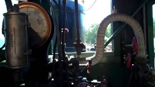 preview picture of video 'A ride inside the 1910 Baldwin 2-6-2 steam locomotive'