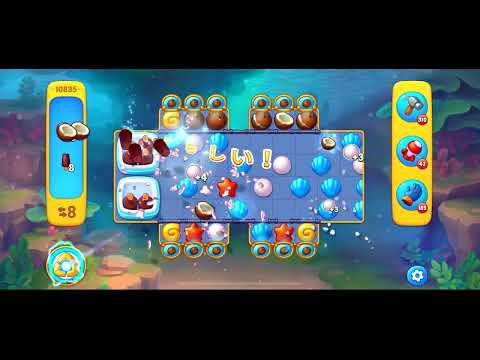 Fishdom level 10835 no boosters フィッシュダム ノーマル