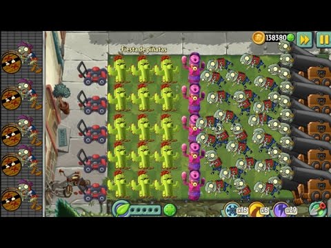 Plants Vs Zombies 2 Fiesta de Piñata de Cactus