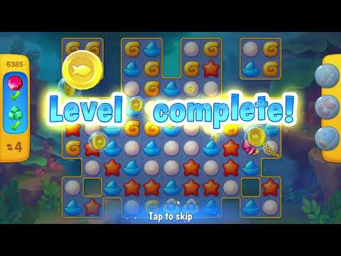 Fishdom 6385 Level - 13 moves - NO BooSTERS