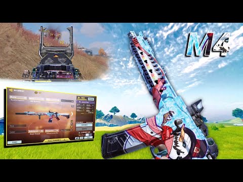 FAST ADS + NO RECOIL + LONG RANGE M4 BEST GUNSMITH in BR | best setup | COD MOBILE