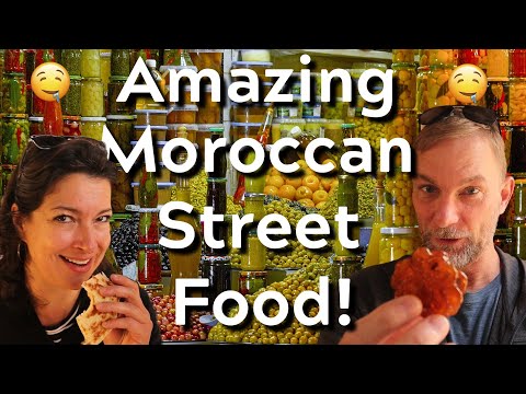 HUGE MOROCCAN STREET FOOD TOUR in FES MEDINA - Eating Moroccan Street Food in Fez Morocco