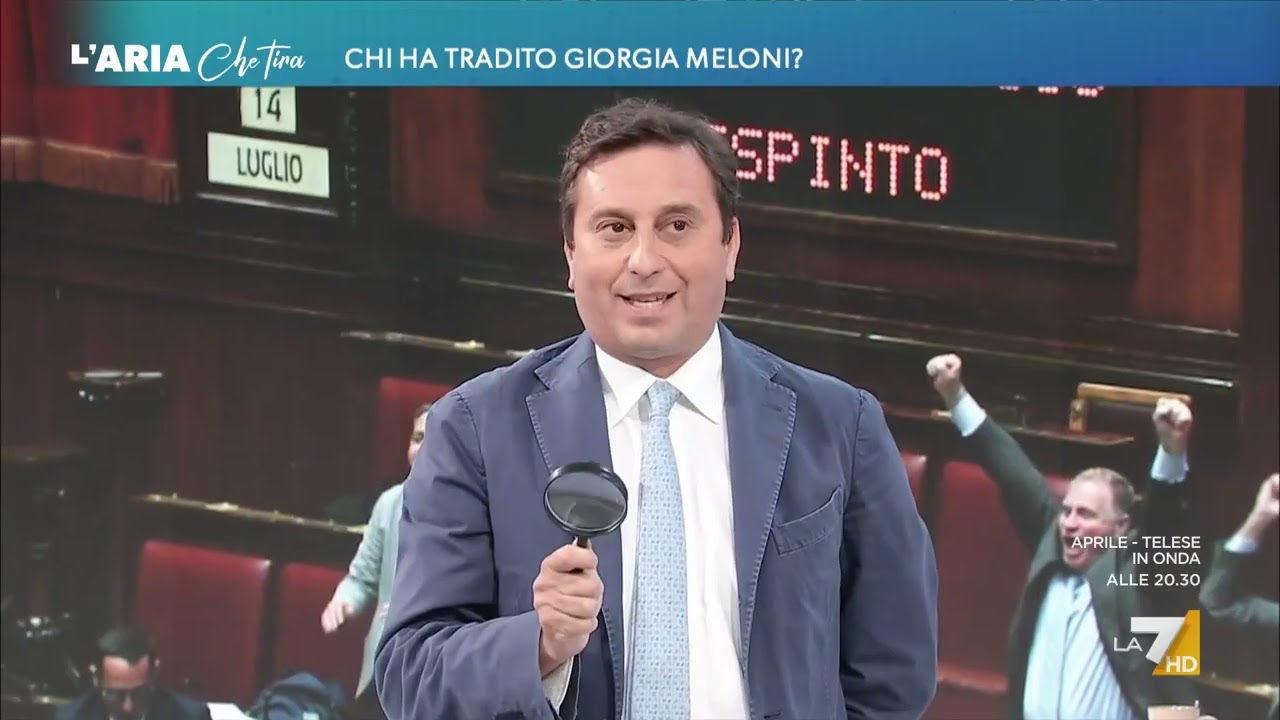 Legge elettorale, David Parenzo a caccia dei franchi tiratori che hanno tradito Giorgia Meloni: ...