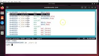 x86-64 Assembly - gdb