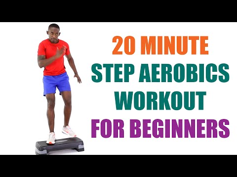 20 Minute Beginner Step Aerobics Workout/ Steps Workout for Weight Loss