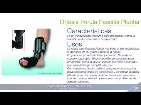 Ortesis Ferula FAscitis Plantar