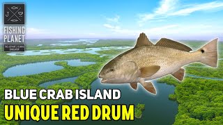 Unique Red Drum Blue Crab Island - Fishing Planet
