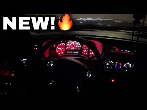 NEW CLUSTER + LED SWITCHES ON MY SILVERADO SS CLONE!