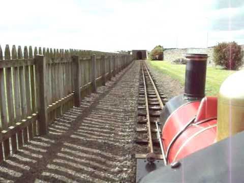 Footplate ride on 'Firefly' at Kerr's Miniature Railway