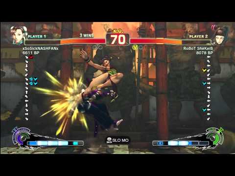 xSoSickNASHFANx (Chun) vs RoBoT SheKeiB (Juri)