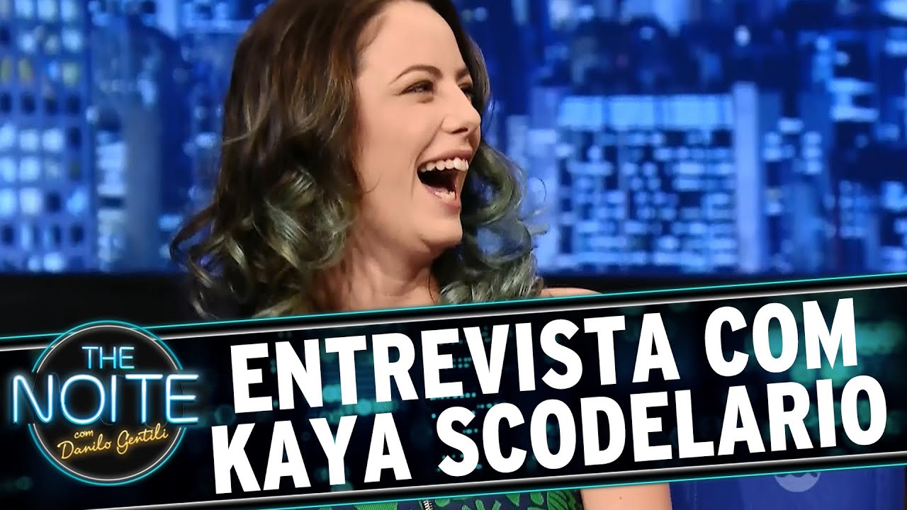 The Noite (18/09/15) - Entrevista com Kaya Scodelario
