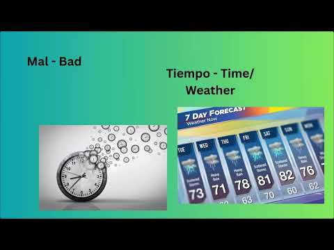 “Al mal tiempo, buena cara.”